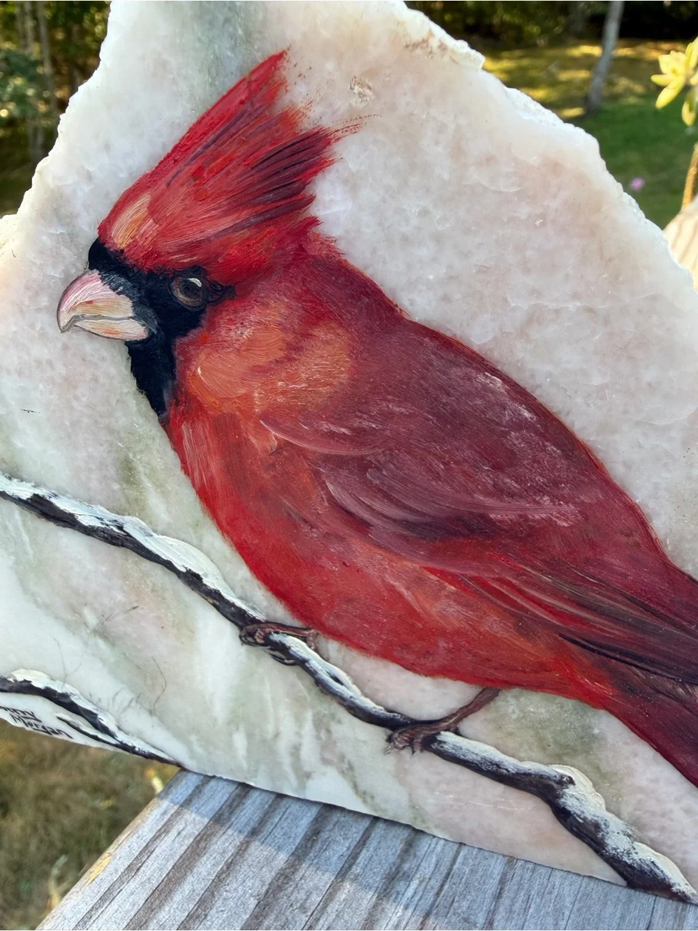 Bird Art hand painted